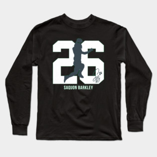 Saquon Barkley Action Number Silo Long Sleeve T-Shirt