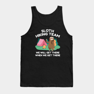 Sloth Hiking Team Tank Top