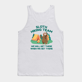 Sloth Hiking Team Tank Top