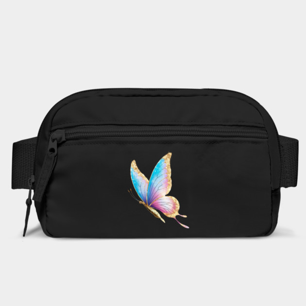 Butterfly with Wings that Have a Gradient of Colors Ranging from Blue at the Top to Pink Towards the Bottom by animegirlnft