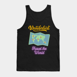 Wanderlust: Travel the World Tank Top