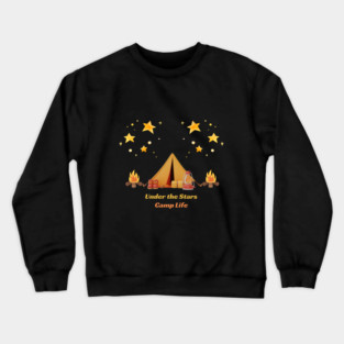 Under the Stars: Embracing the Camp Life Crewneck Sweatshirt