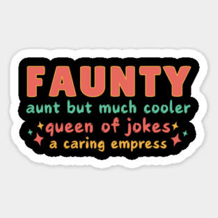 Faunty Fun Aunt Magnet