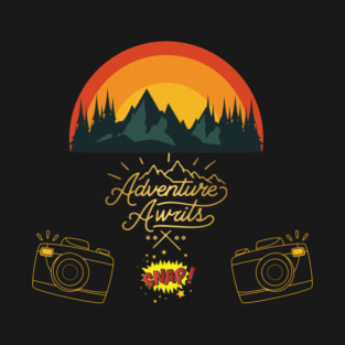 Adventure Awaits – Capture the Moments T-Shirt