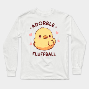 Adorable fluffball Long Sleeve T-Shirt