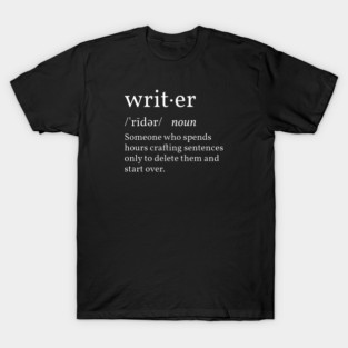 Funny Definition Writer T-Shirt