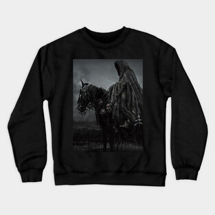nazgul on horse Crewneck Sweatshirt
