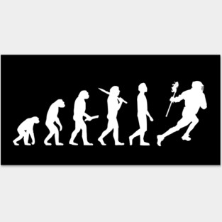 Funny Lacrosse Evolution Gift For Lacrosse Players Posters and Art