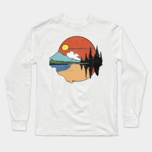 Mountain Sunrise Long Sleeve T-Shirt