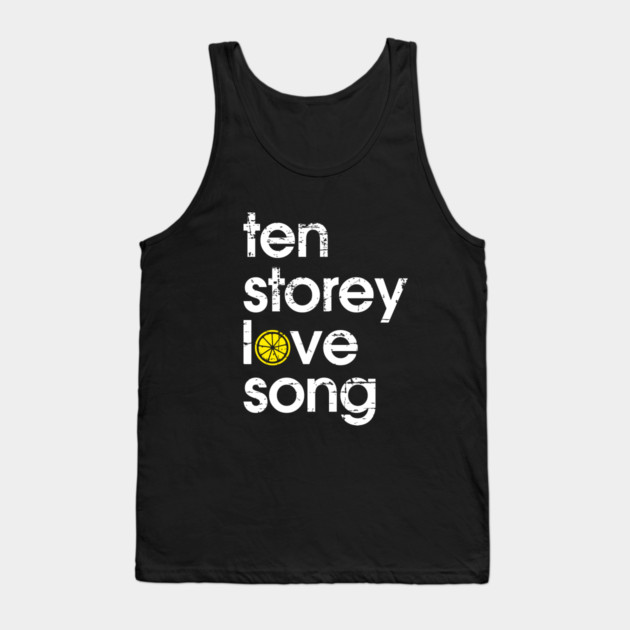 The Stone Roses Ten Storey Indie Love Song Manchester Integrated Lemon Tank Top by Butter Creative