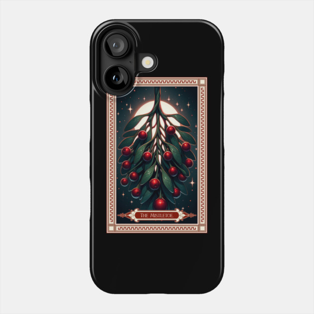 The Mistletoe Tarot Card Phone Case by HolidayBug