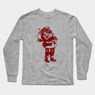 Vintage Santa Long Sleeve T-Shirt