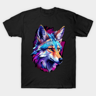 Vibrant Jackal Wild Dog T-Shirt