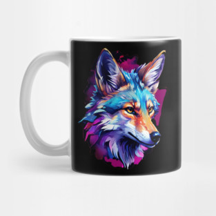 Vibrant Jackal Wild Dog Mug