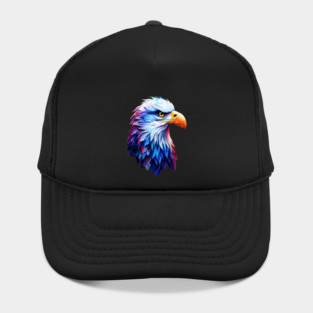 Portrait of a Bald Eagle Hat