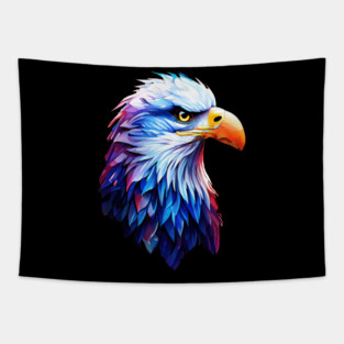 Portrait of a Bald Eagle Tapestry