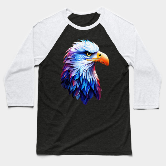 Portrait of a Bald Eagle Baseball T-Shirt by BirdsnStuff
