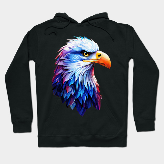 Portrait of a Bald Eagle Hoodie by BirdsnStuff