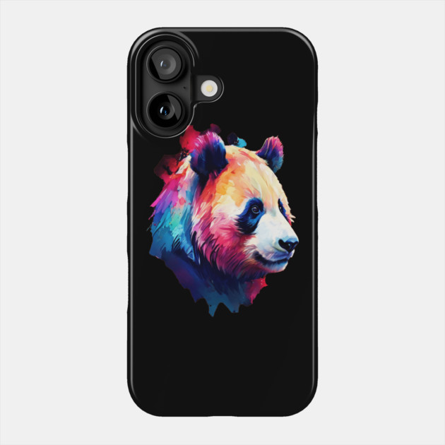 Painted Panda Bear Phone Case by BirdsnStuff