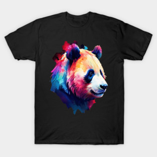 Painted Panda Bear T-Shirt