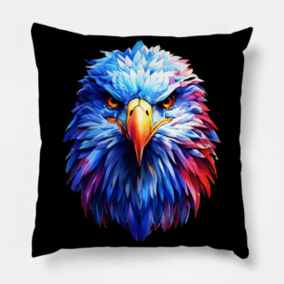 Portrait of a Bald Eagle Pillow
