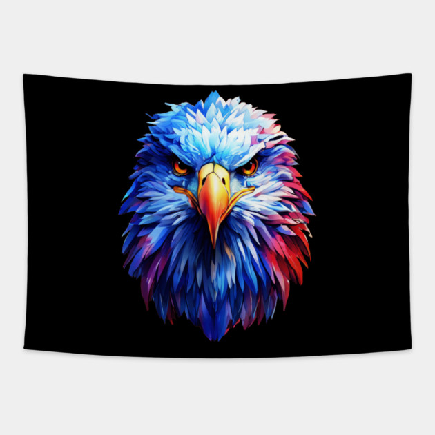 Portrait of a Bald Eagle Tapestry by BirdsnStuff
