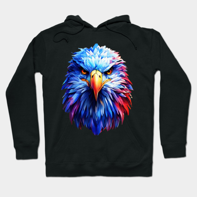 Portrait of a Bald Eagle Hoodie by BirdsnStuff