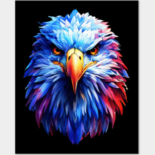 Portrait of a Bald Eagle Posters and Art
