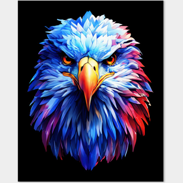 Portrait of a Bald Eagle Wall Art by BirdsnStuff
