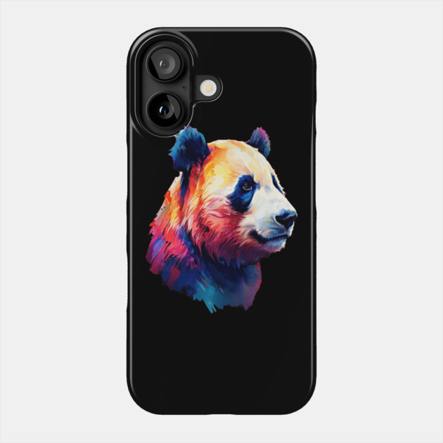 Painted Panda Bear Phone Case by BirdsnStuff