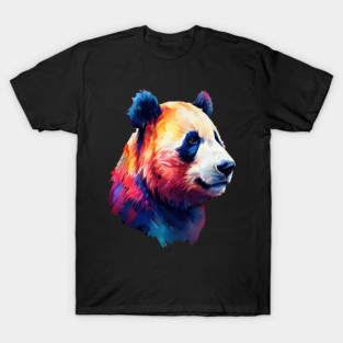Painted Panda Bear T-Shirt