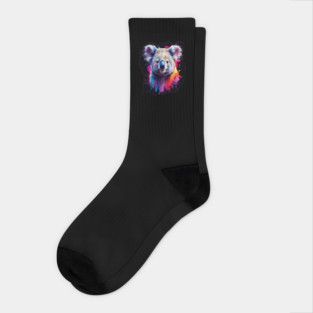 Cute Painted Kaola Bear Socks