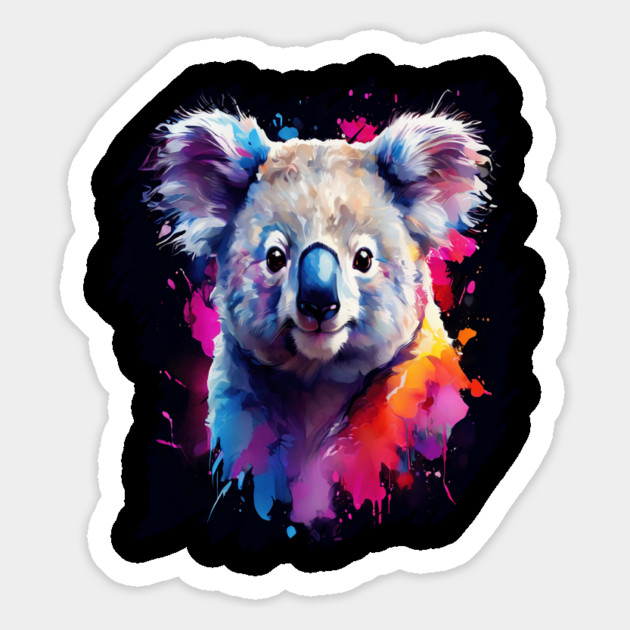Cute Painted Kaola Bear Magnet by BirdsnStuff