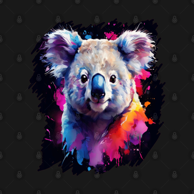Cute Painted Kaola Bear by BirdsnStuff