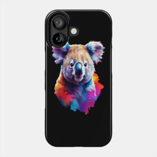 Cute Painted Kaola Bear Phone Case