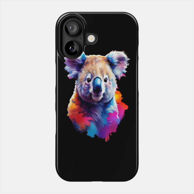 Cute Painted Kaola Bear Phone Case by BirdsnStuff
