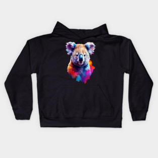 Cute Painted Kaola Bear Kids Hoodie