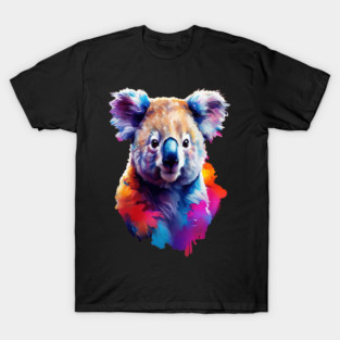 Cute Painted Kaola Bear T-Shirt