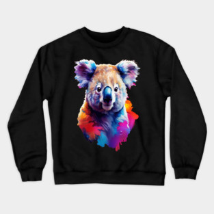 Cute Painted Kaola Bear Crewneck Sweatshirt