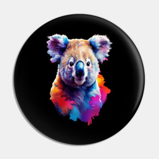 Cute Painted Kaola Bear Pin