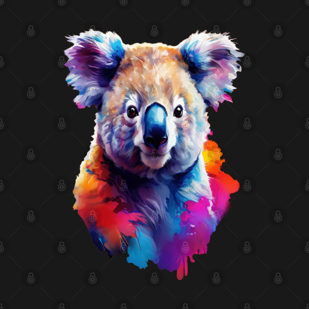 Cute Painted Kaola Bear by BirdsnStuff