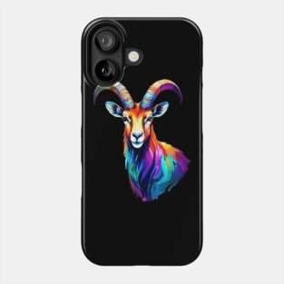 Watercolor Ibex Phone Case