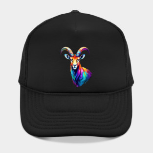 Watercolor Ibex Hat