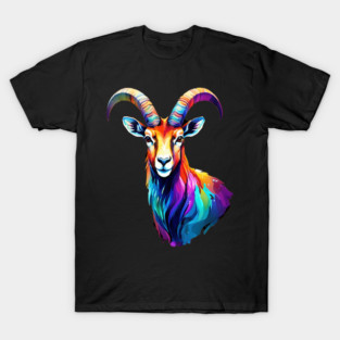 Watercolor Ibex T-Shirt