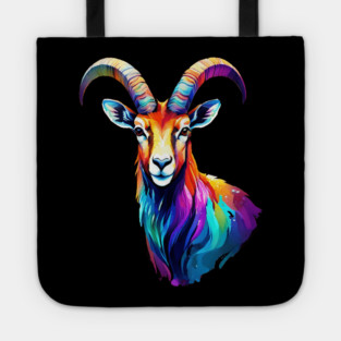 Watercolor Ibex Tote