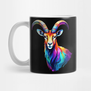 Watercolor Ibex Mug