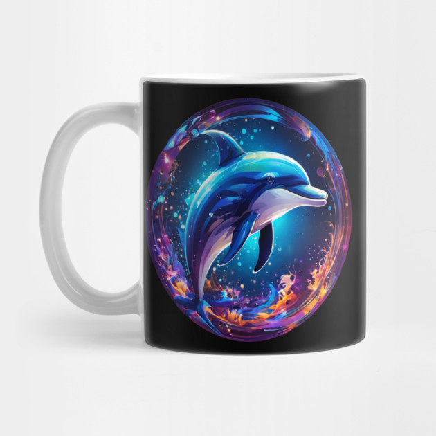 Dolphin in a bubble by BirdsnStuff