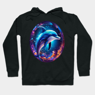 Dolphin in a bubble Hoodie