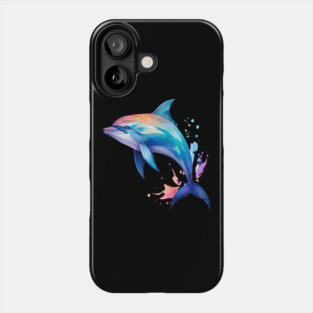 Splashin Dolphin Phone Case