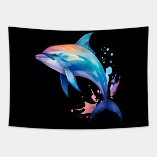 Splashin Dolphin Tapestry